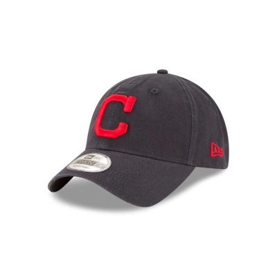 Cleveland Indians Gorra | New Era MLB Core Classic Road 9twenty Adjustable Cap Mexico - Azules